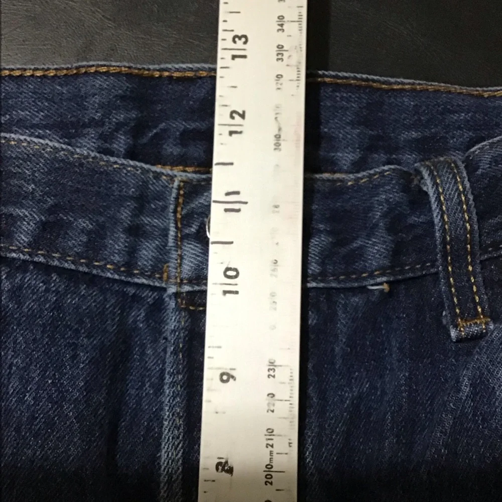 Levi's 501 Button Fly Jeans Dark Wash Straight Men's 36 X 32